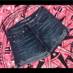 American Eagle Dark Denim Shorts